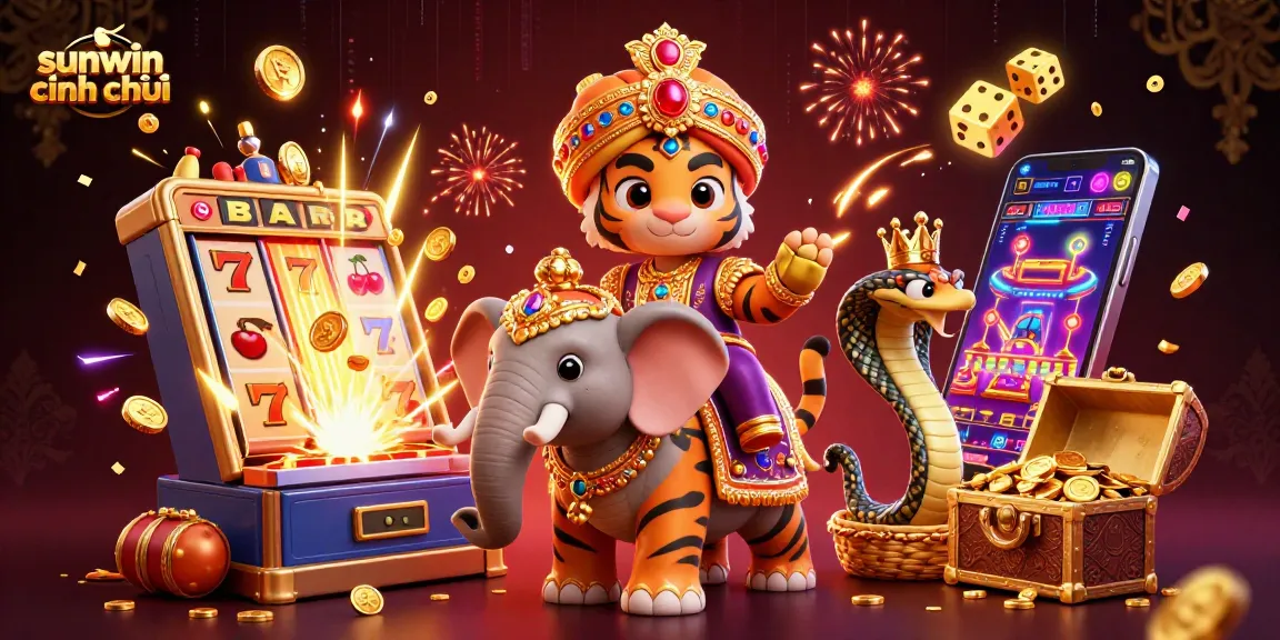 Experience thrilling jackpot fun with sunwin chính chủ featuring vibrant slot machines and dynamic casino elements.