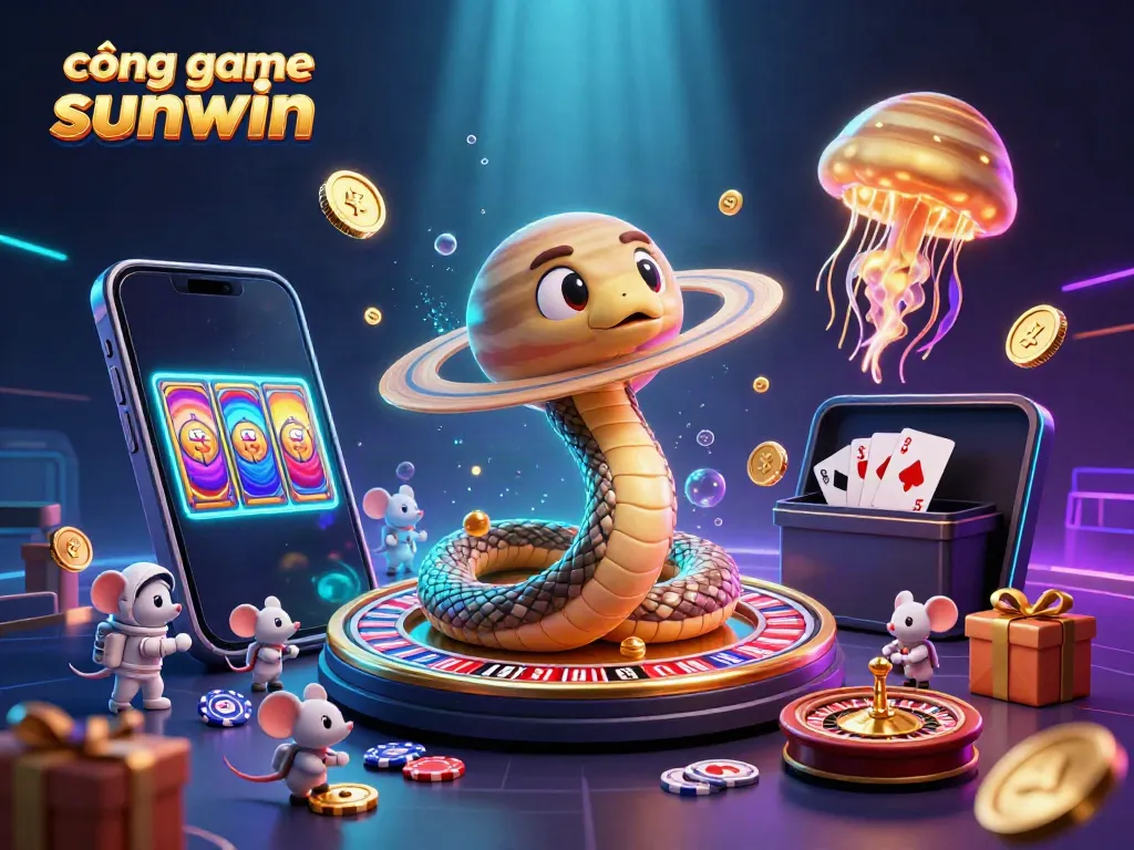 Experience the exhilarating action at cổng game sunwin with vibrant gaming elements and captivating characters.