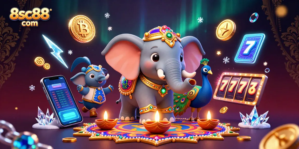 Experience excitement at 8sc88 com with vibrant 3D casino elements and a lively gambling atmosphere.