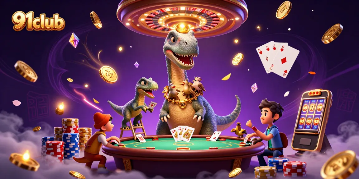 Players experience a thrilling game night with 91club's vibrant casino atmosphere.